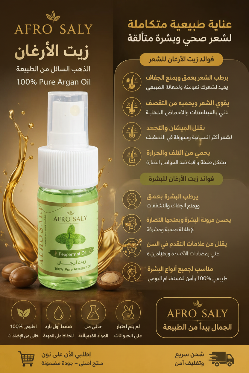 Peppermint Oil - Infographic