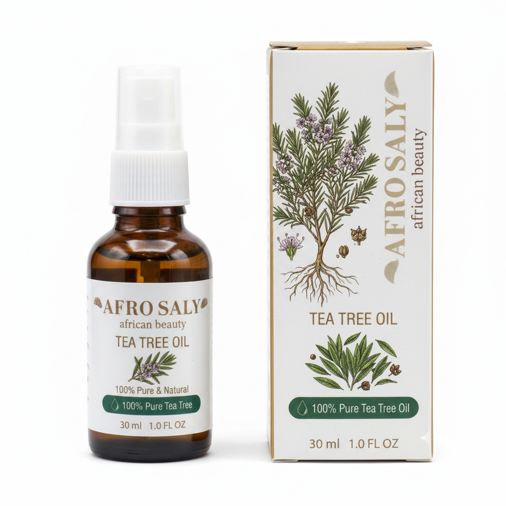 Tea Tree Oil - White Background